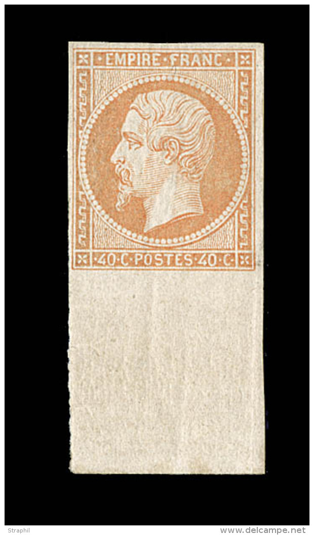 N&deg;16 - 40c Orange - TB - 1853-1860 Napoléon III