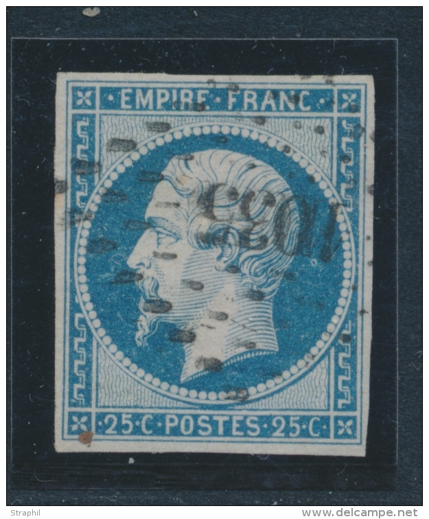 N&deg;15 - Obl. PC 1035 - Sign&eacute; Maury Et Roumet - TB - 1853-1860 Napoléon III