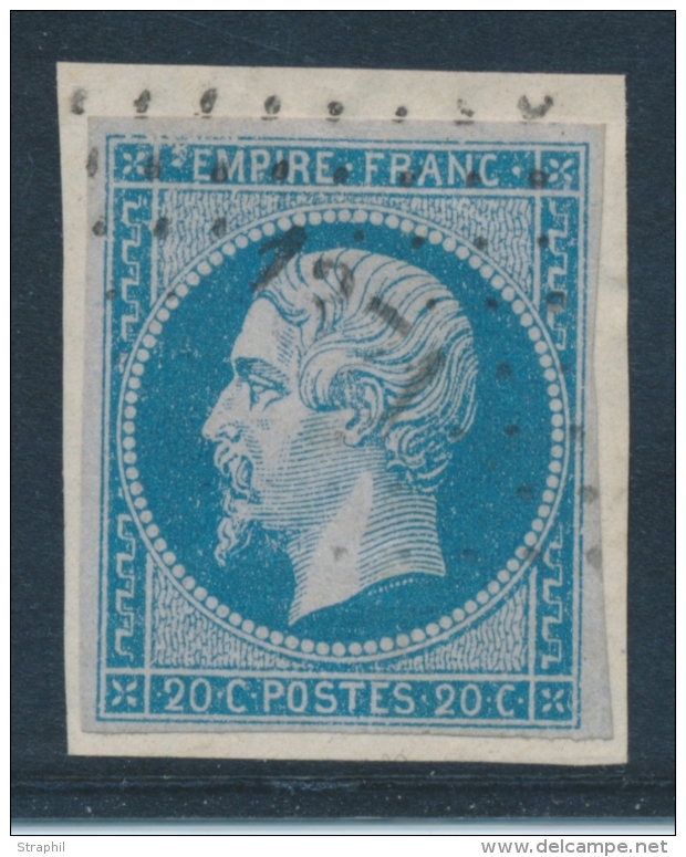 N&deg;14Ae - Bleu S/lilas - TB - 1853-1860 Napoléon III