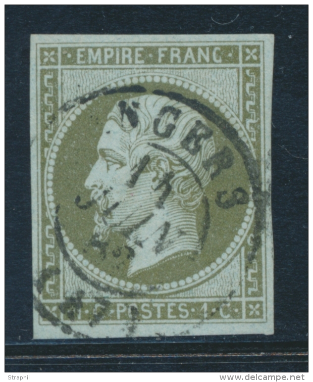 N&deg;11 - Obl. C&agrave;d D'ANGERS - TB - 1853-1860 Napoléon III