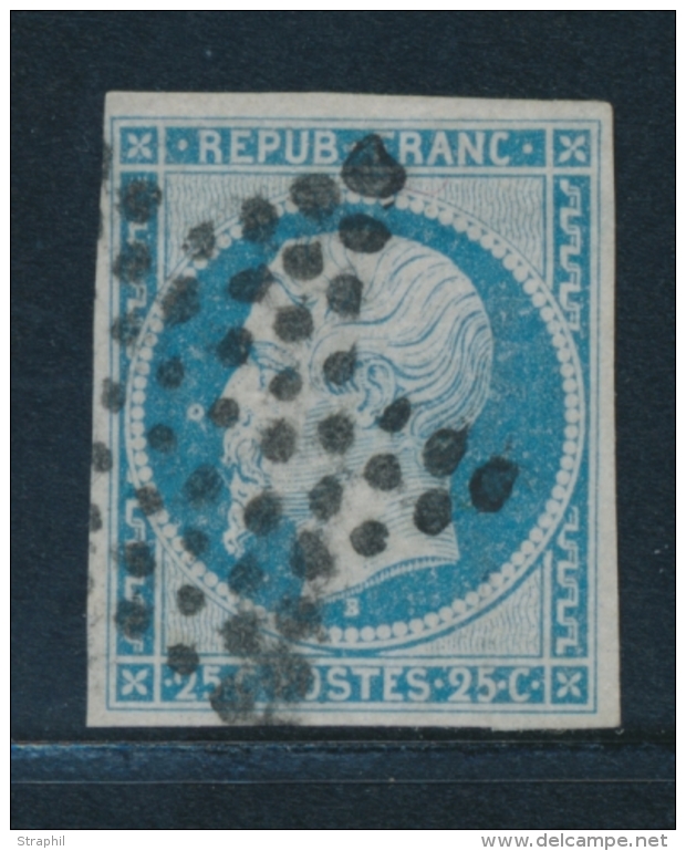 N&deg;10 - Obl. &Eacute;toile Muette - TB/SUP - 1852 Louis-Napoléon