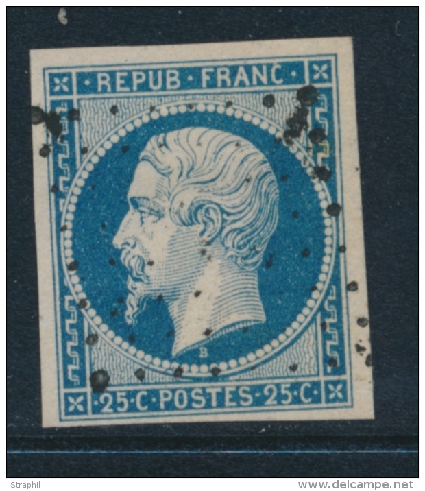 N&deg;10 - Obl. PC - TB/SUP - 1852 Louis-Napoléon