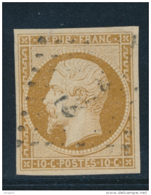N&deg;9 - 10c Bistre - Clair - 1852 Louis-Napoléon