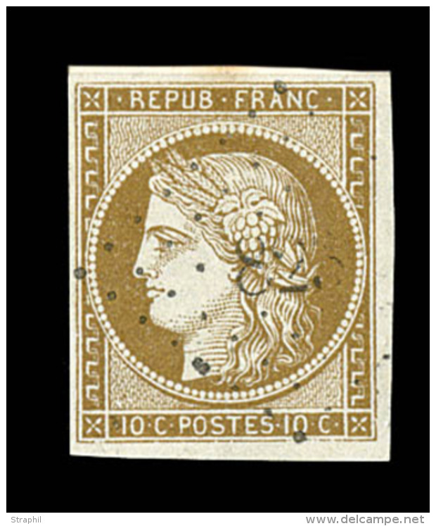 N&deg;1 - 10c Bistre - TB - 1849-1850 Ceres