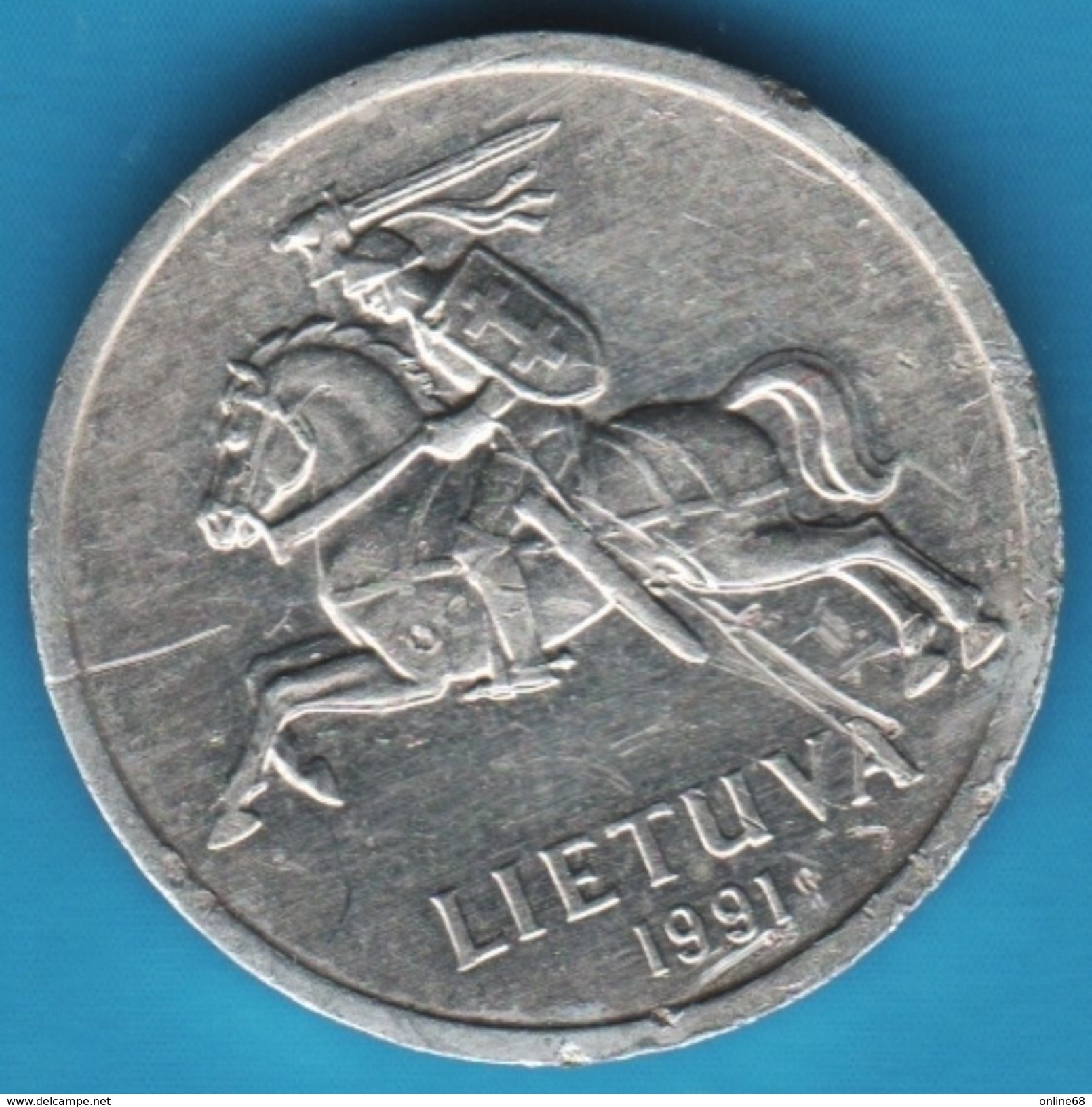 LIETUVA 1 CENTAS 1991  KM# 85 - Litauen