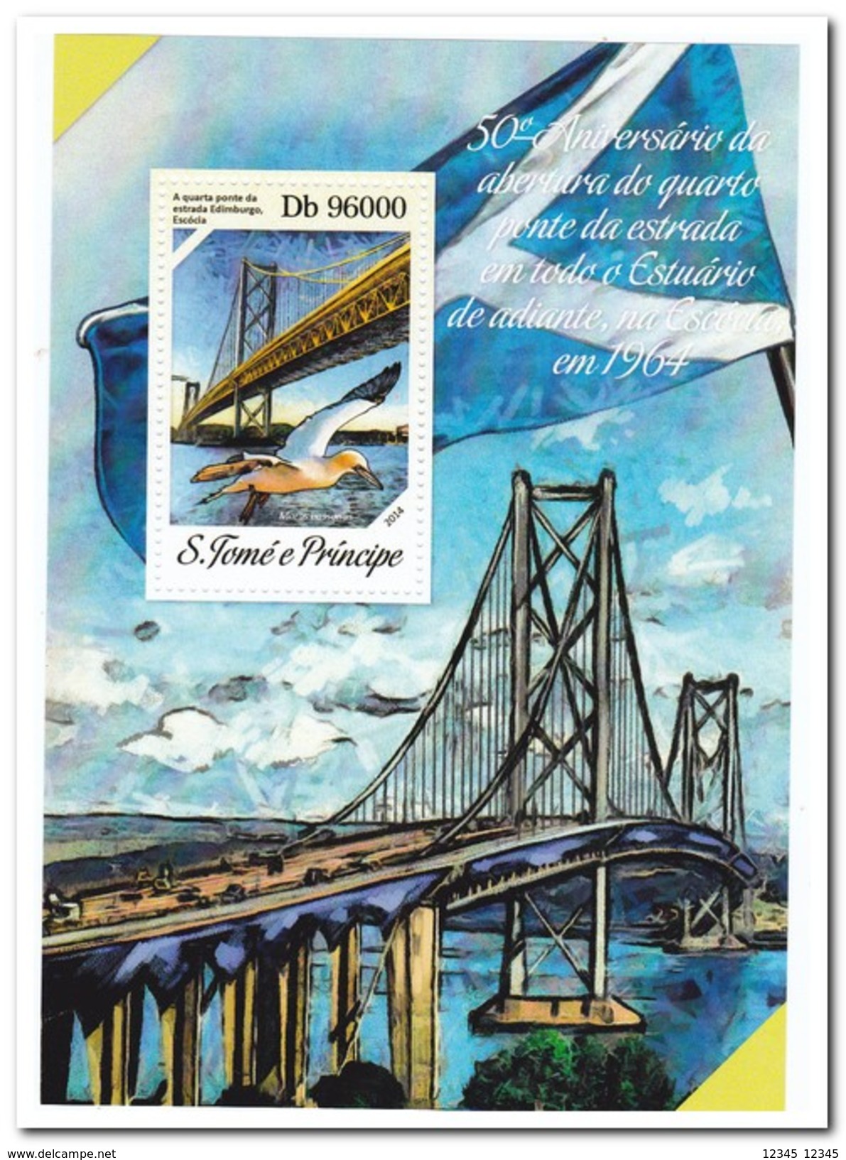 S. Tome E Principe 2014, Postfris MNH, Bridge - Africa (Varia)