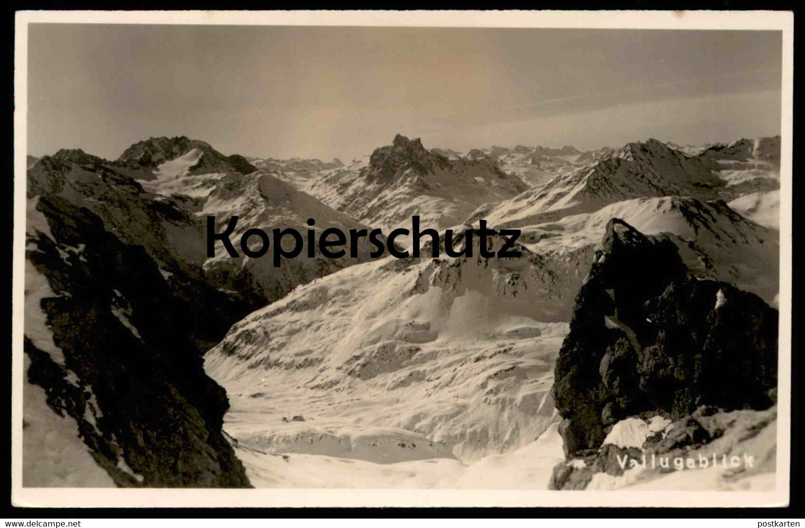 ALTE POSTKARTE VALLUGABLICK PANORAMA BEI ST. ANTON ARLBERG VALLUGA TIROL VORARLBERG Ansichtskarte Cpa AK Postcard - St. Anton Am Arlberg