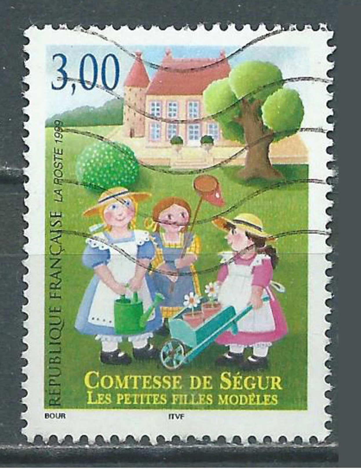 France YT N°3253 Comtesse De Ségur Oblitéré ° - Gebruikt