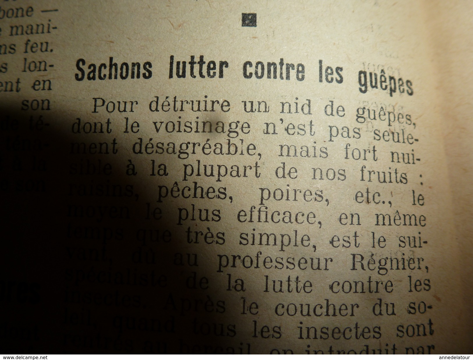 1949 TLSD : Faire --> Anti-Vol instantané; Béton cellulaire;Ski nautique à pédales;Bonne glacière;Contre les guêpes;etc