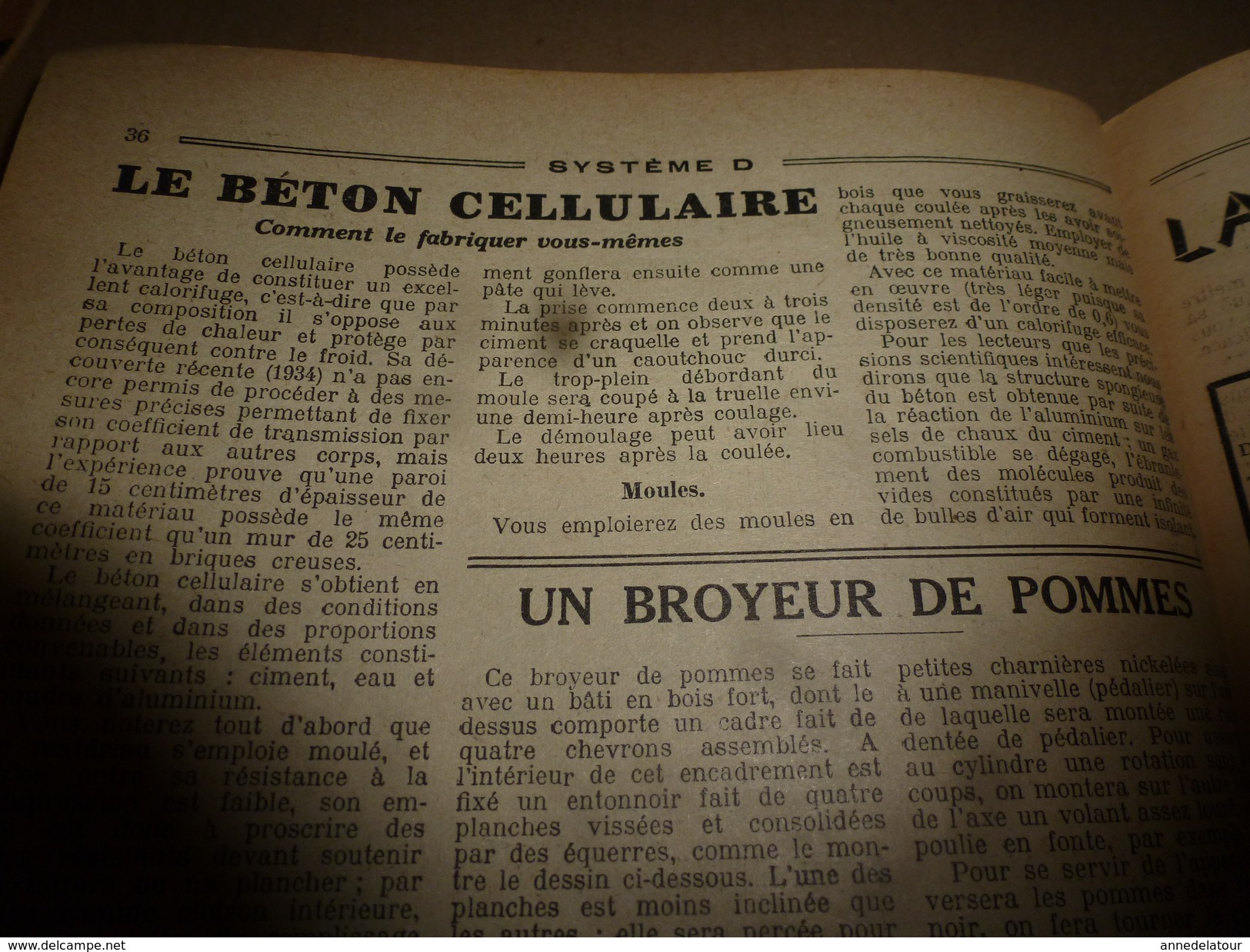 1949 TLSD : Faire --> Anti-Vol instantané; Béton cellulaire;Ski nautique à pédales;Bonne glacière;Contre les guêpes;etc