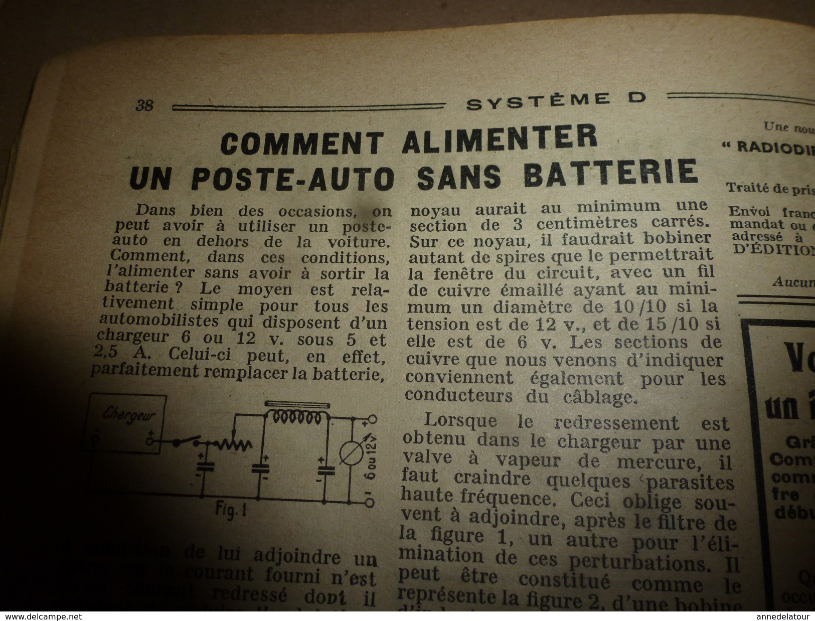 1949 TLSD : Faire --> Anti-Vol instantané; Béton cellulaire;Ski nautique à pédales;Bonne glacière;Contre les guêpes;etc