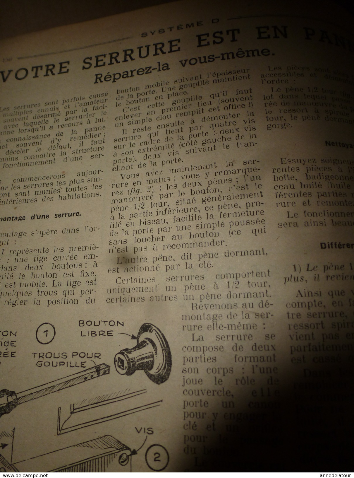 1950 TLSD : Faire --> Véritable petite auto;Détecteur de magnétisme;Cadre anti-parasite;Rodage,décalaminer soupapes;etc