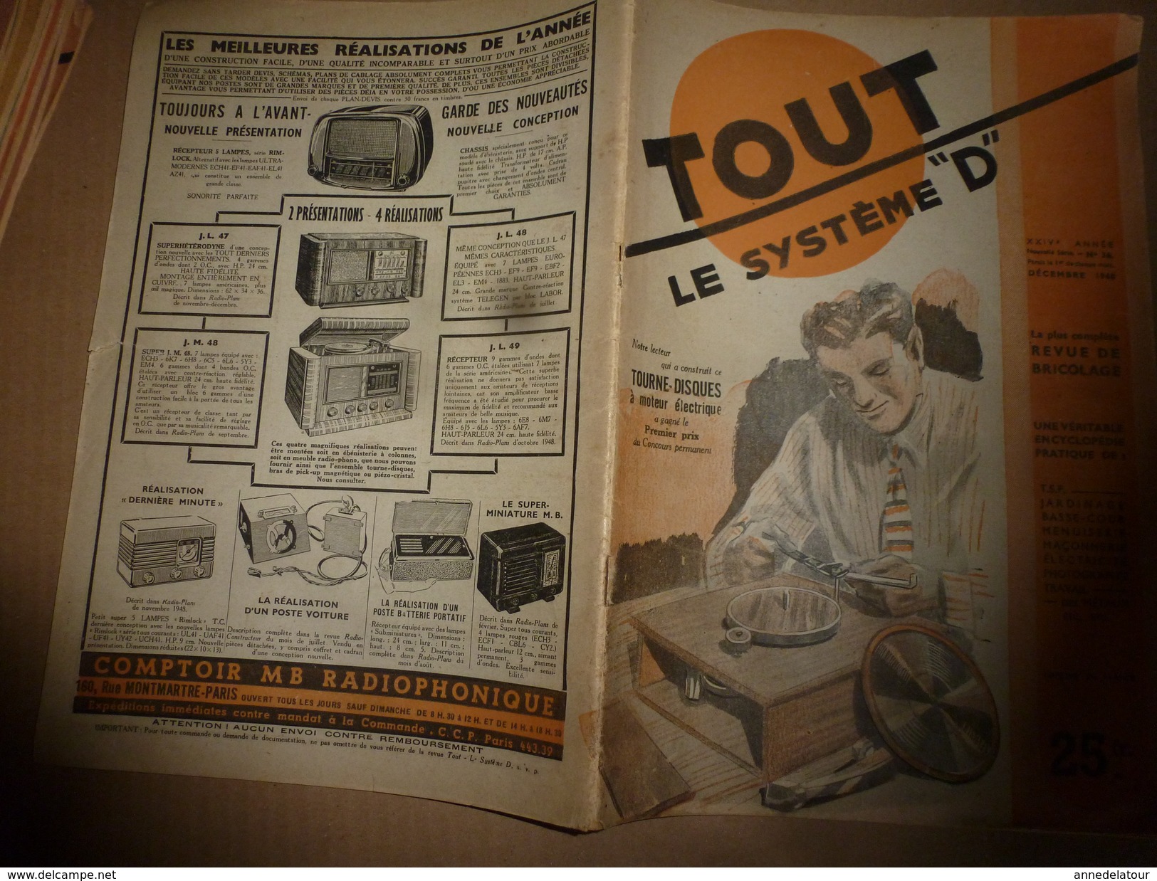 1948 TLSD : Faire --> Skis Nautiques;Parpaings;Alambic;Machine à Couper Le Verre;Café National; Ciment Des Métallos; Etc - Bricolage / Technique