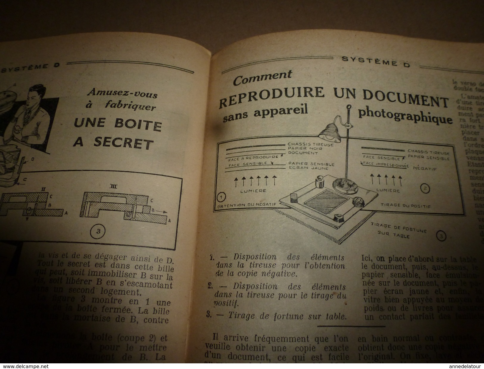 1949 TLSD : Faire --> Poêle à huile de vidange;Pompe-éolienne;Contre les voleurs;Etuve infra-rouge;Auto à pédales ; etc