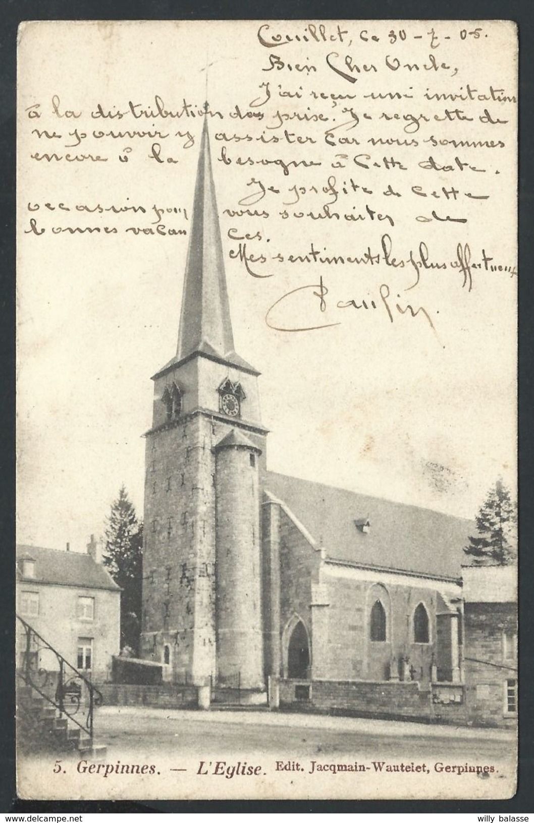 +++ CPA - GERPINNES - L'Eglise  // - Gerpinnes