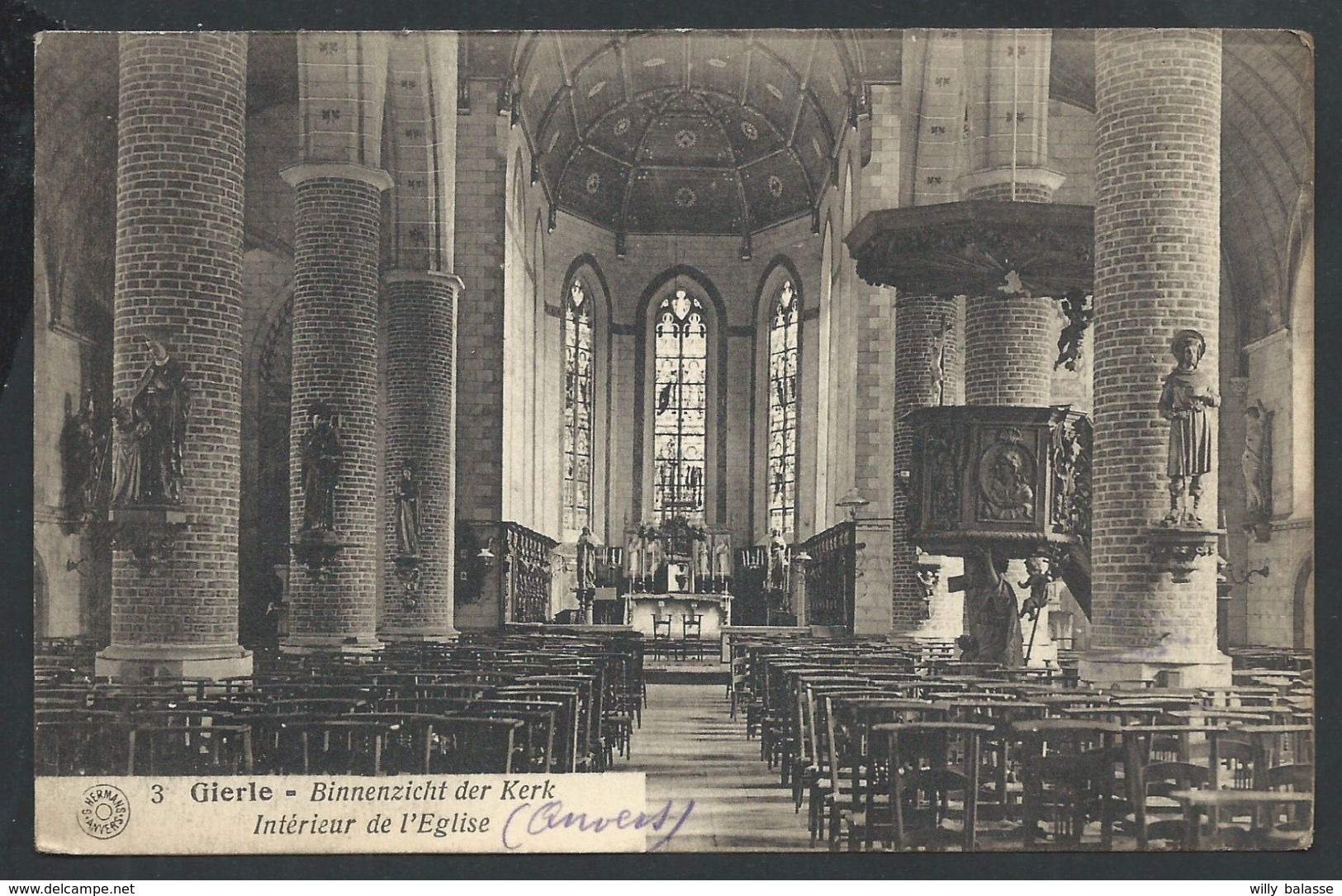 +++ CPA - GIERLE - Binnenzicht Der Kerk - Intérieur De L'Eglise   // - Lille