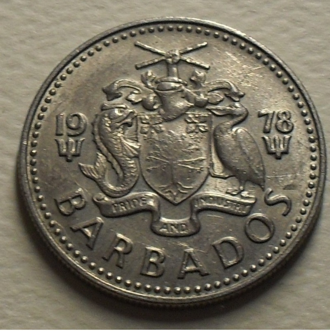 1978 - Barbades - Barbados - TWENTY FIVE CENTS - KM 13 - Barbades