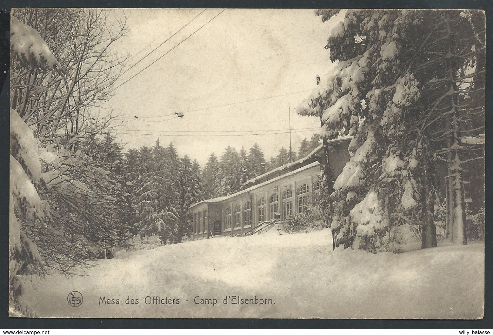 +++ CPA - CAMP D'ELSENBORN - Mess Des Officiers - Nels - Armée    // - Butgenbach - Buetgenbach