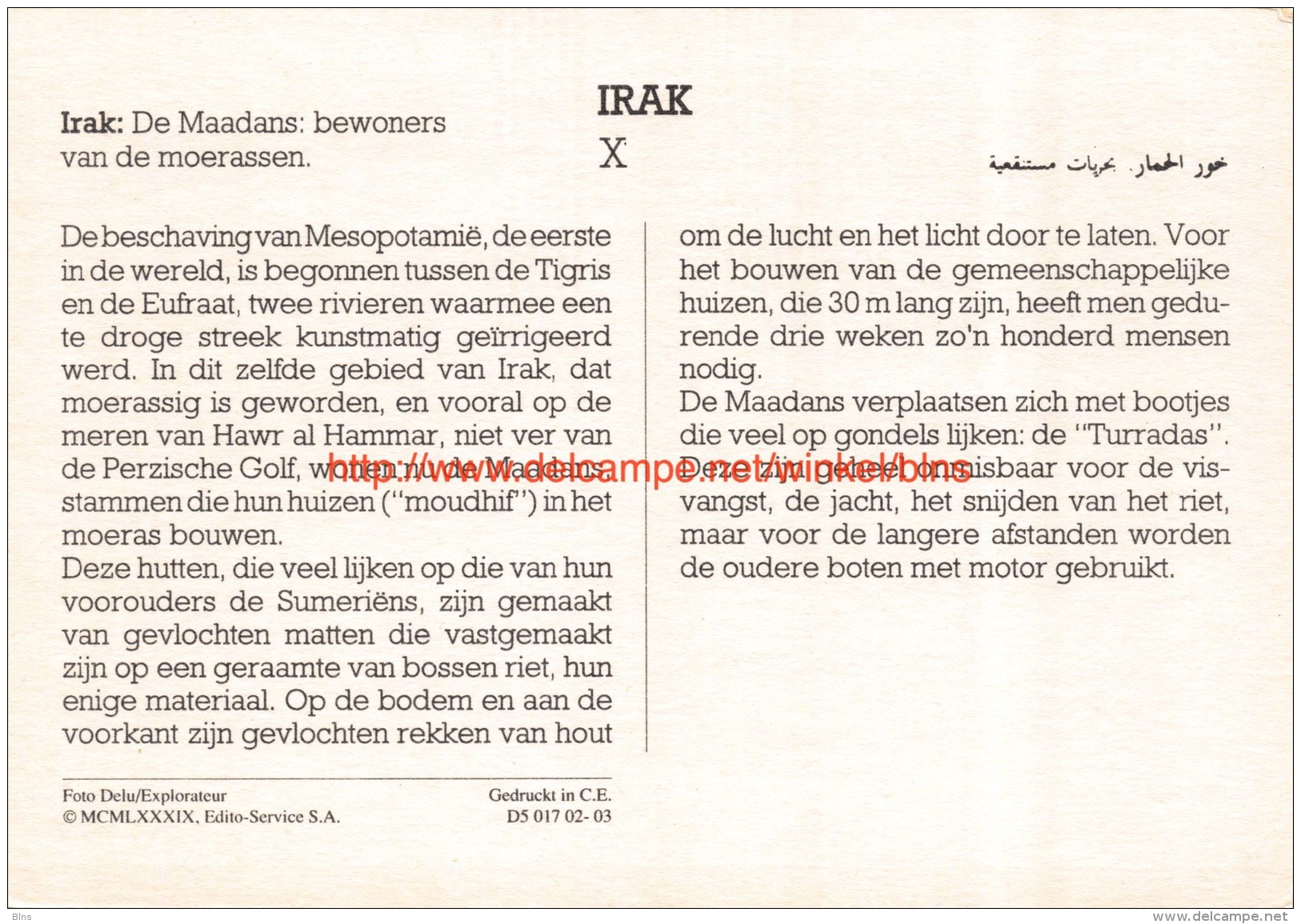 Maasdans - Irak - Iraq