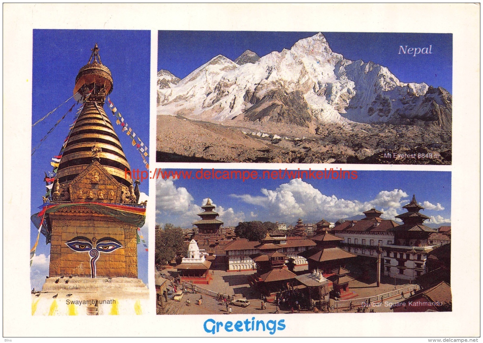 Greetings From Nepal - Népal