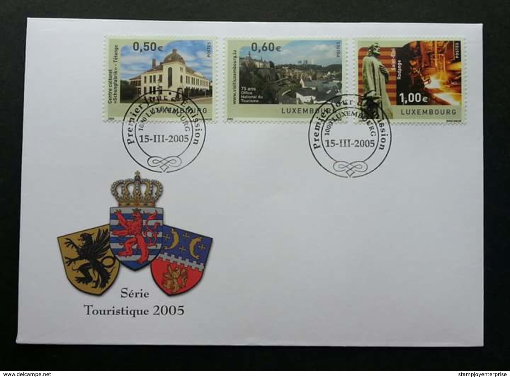 Luxembourg Tourism 2005 Office Monument Building (stamp FDC) - Covers & Documents