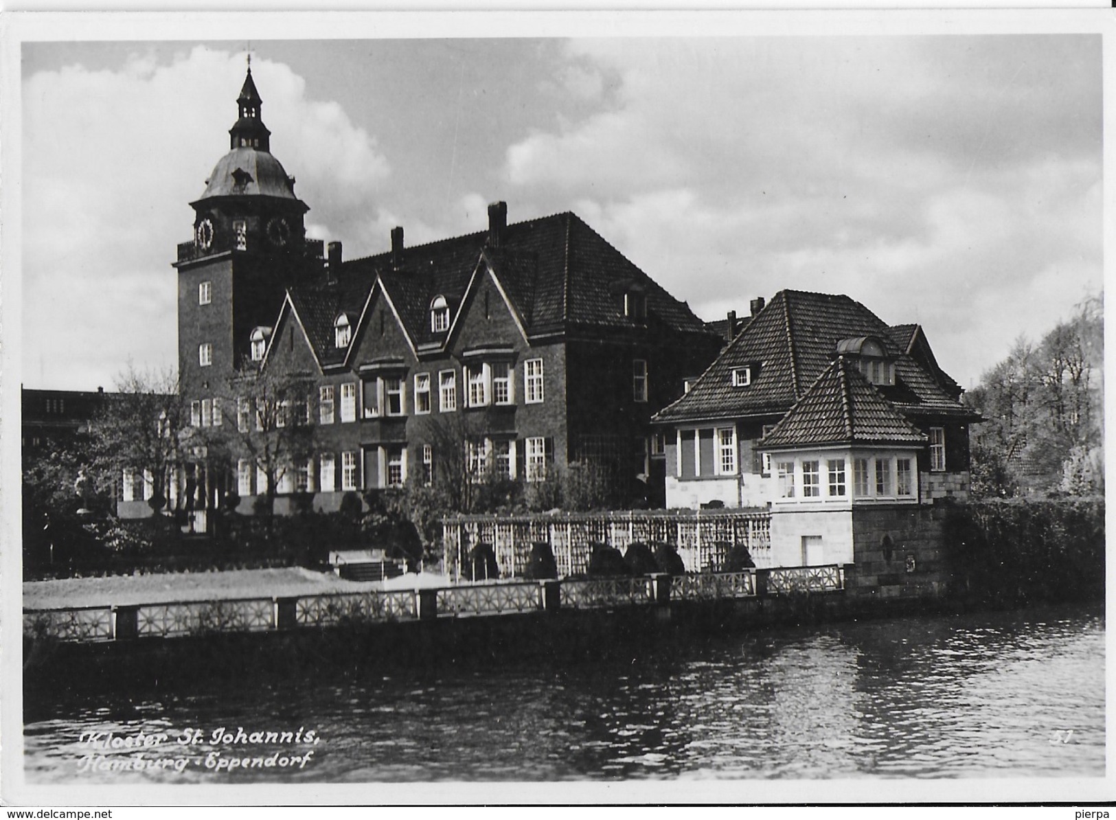 GERMANIA - EPPENDORF - KLOSTER ST. JOHANNIS - B/N - FOTO ANNI '50 -SCRITTA AL VERSO - Eppendorf