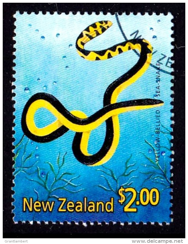 New Zealand 2001 Marine Reptiles $2.00 Yellow-bellied Sea-snake Used - - Used Stamps