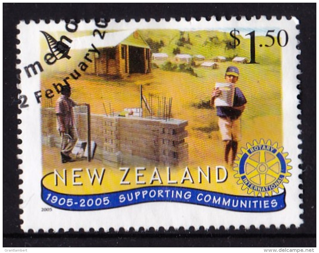 New Zealand 2005 Anniversaries Of Organisations $1.50 ROTARY Used - Used Stamps