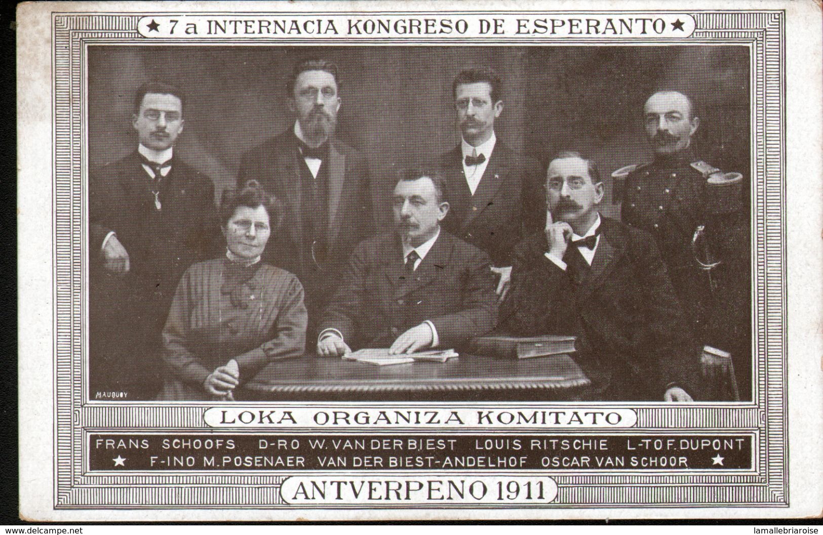 ESPERANTISME, ANTVERPENO 1911, - Esperanto