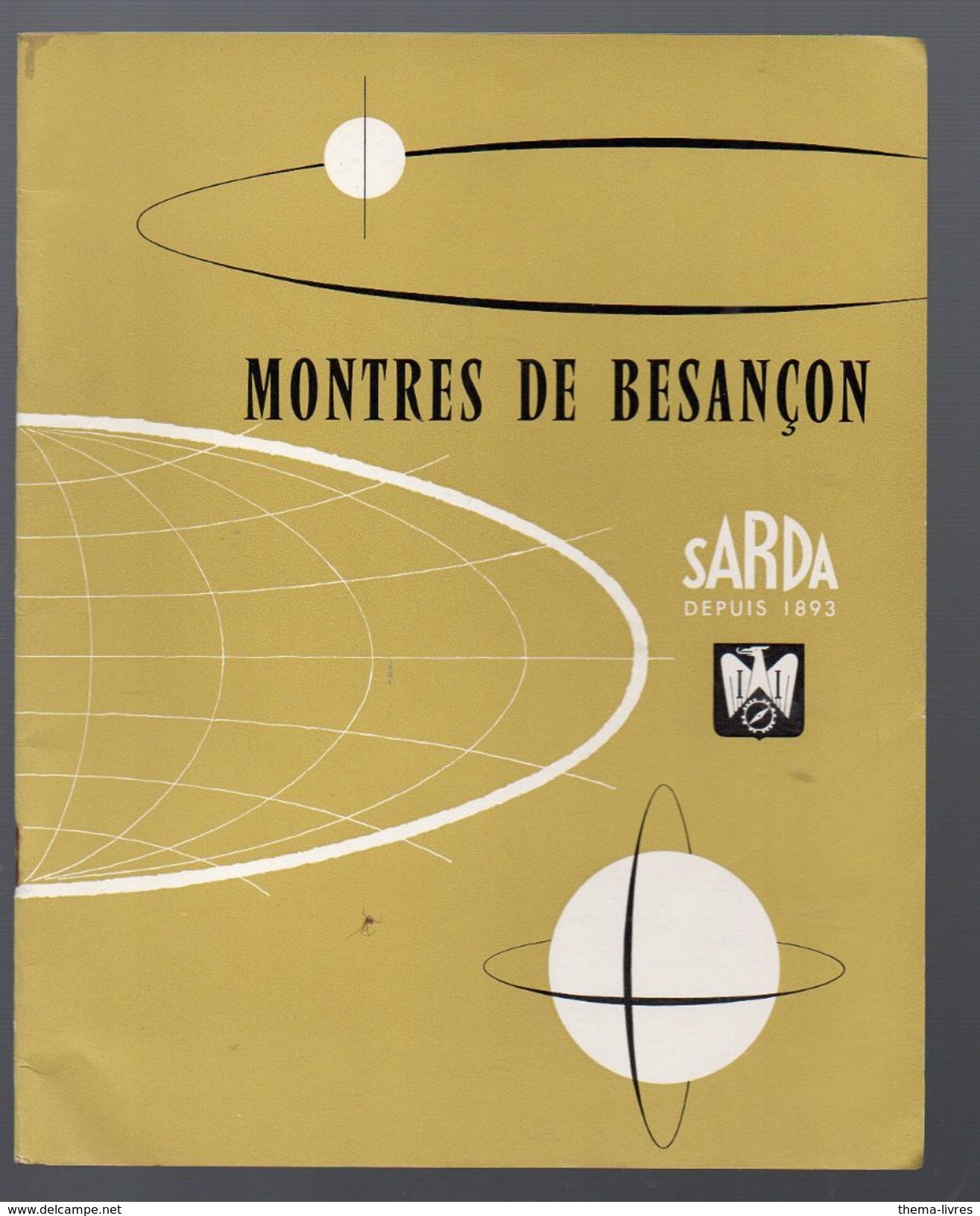 Besançon (25 Doubs) Catalogue SARDA (horlogerie) (CAT 775) - Publicités