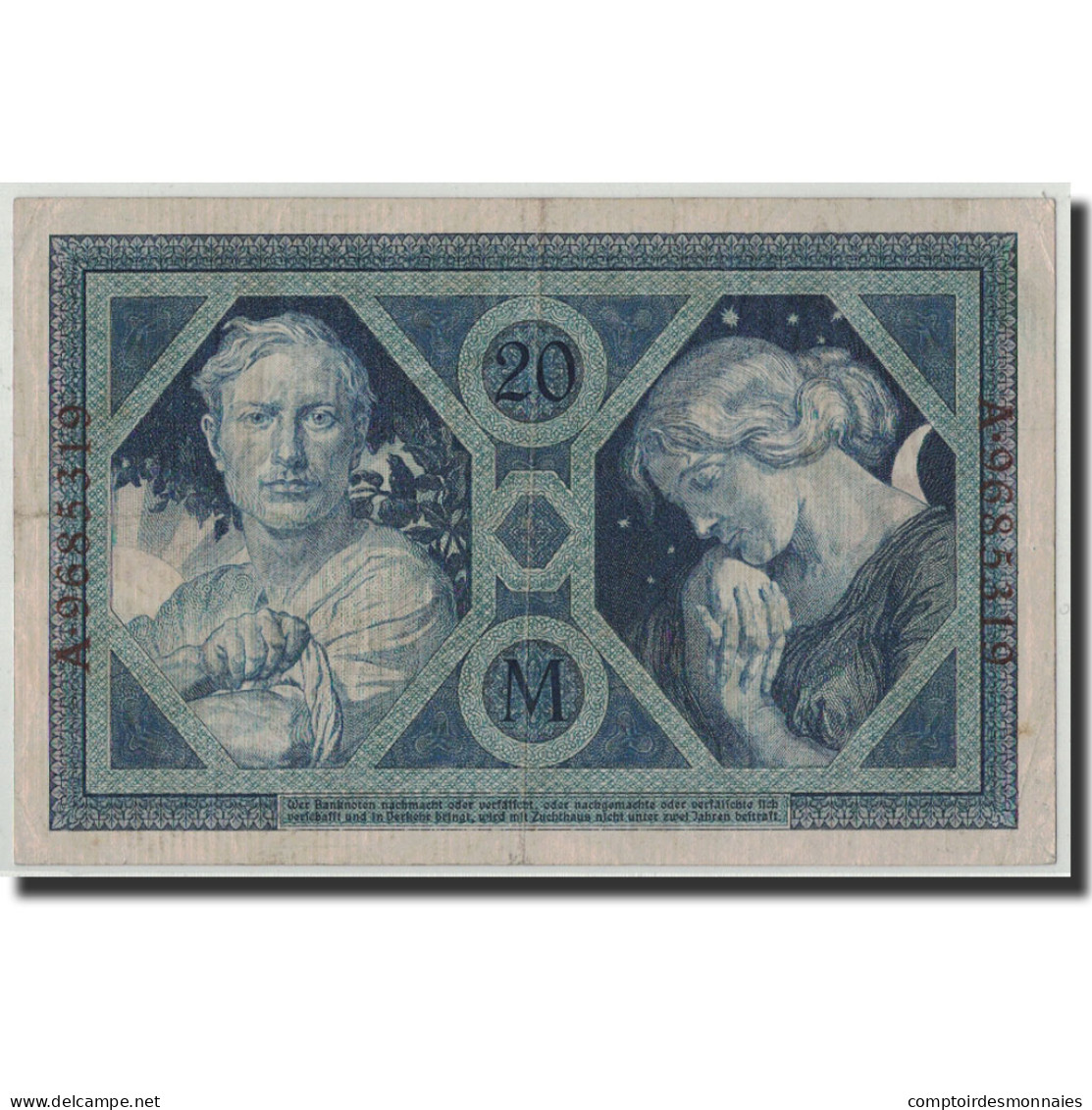 Billet, Allemagne, 20 Mark, 1915, 1915-11-04, KM:63, TTB - 20 Mark