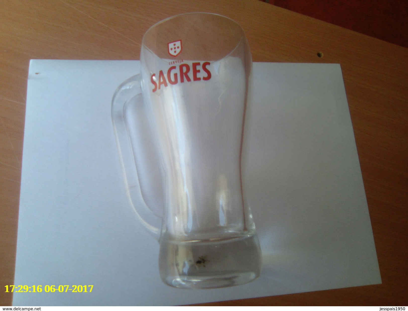 Tasse De Verre De Bière Sagres - Portugal - Tasses