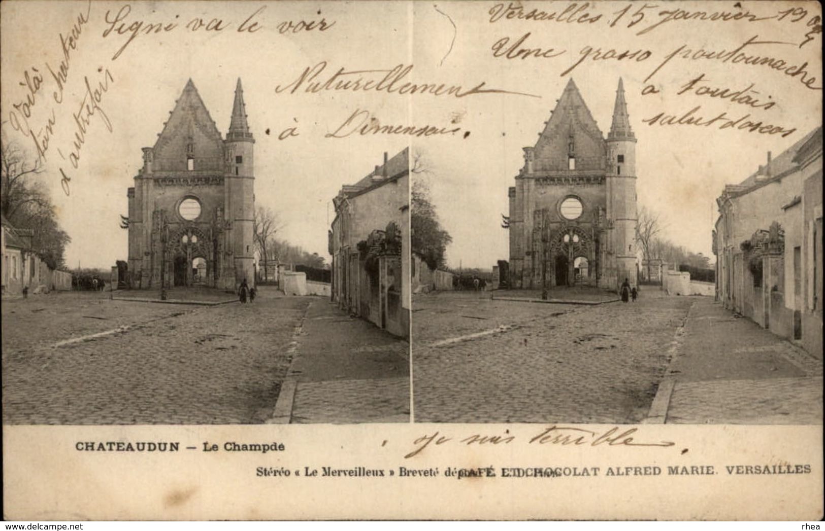 CARTES STEREOS - CHATEAUDUN - Cartes Stéréoscopiques