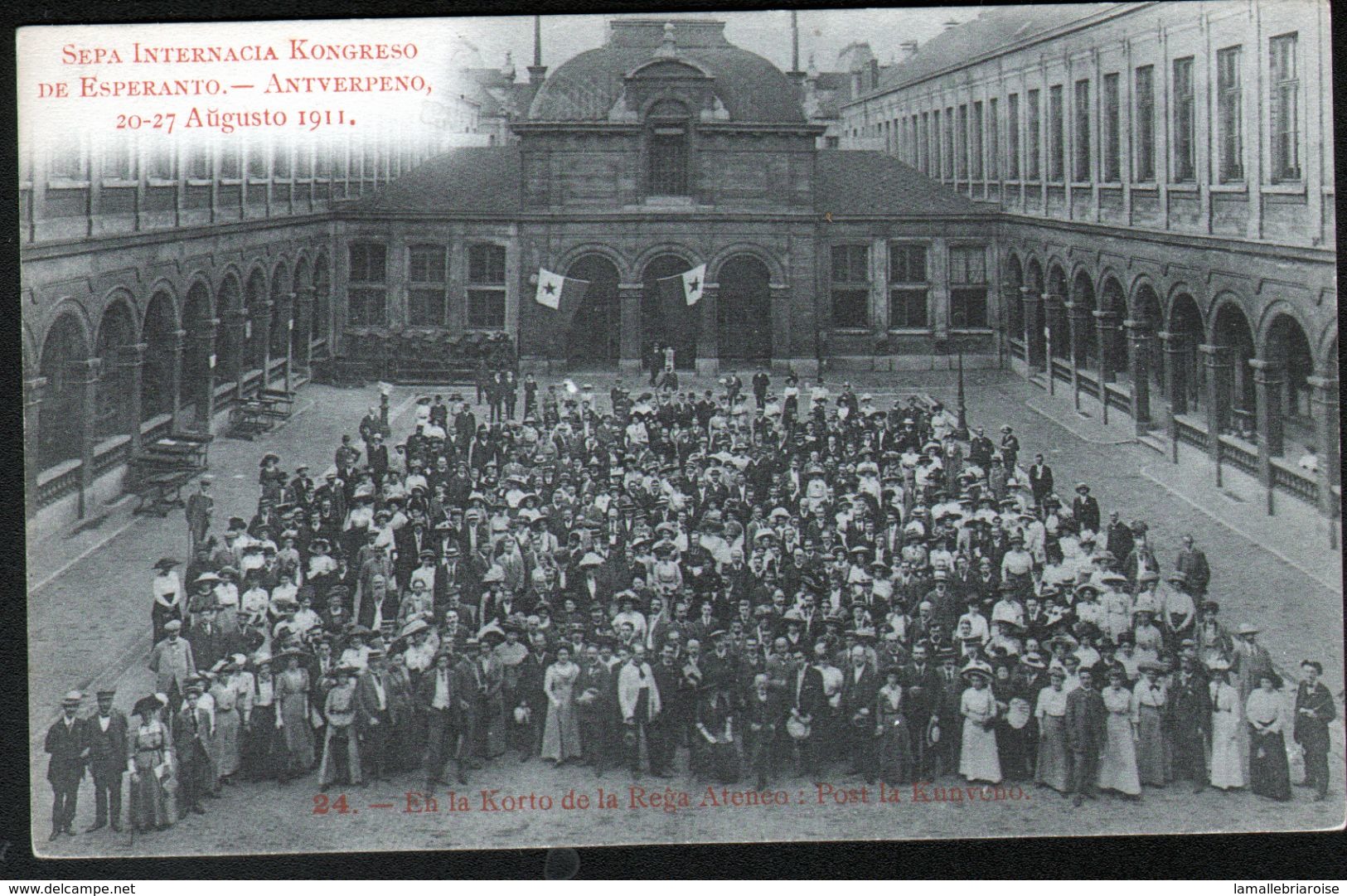ESPERANTISME, Congrès Esperanto Anvers 1911, N°24 - Esperanto
