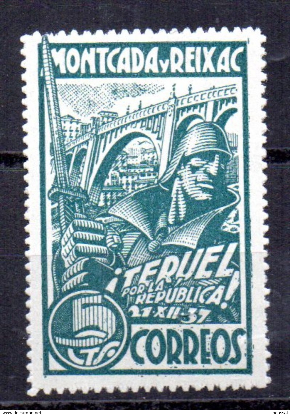 Viñeta Nº 30   Montcada I Reixac. - Spanish Civil War Labels