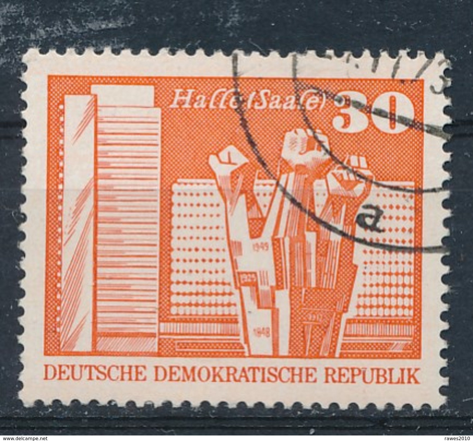 DDR 1973 Mi. 1899 Gest. Denkmal Halle / Saale - Monuments