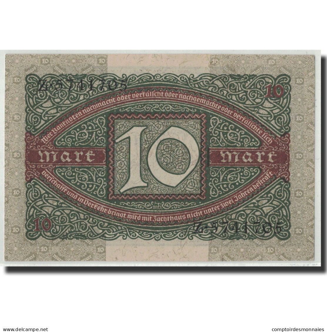 Billet, Allemagne, 10 Mark, 1920, 1920-02-06, KM:67a, SPL - 10 Mark