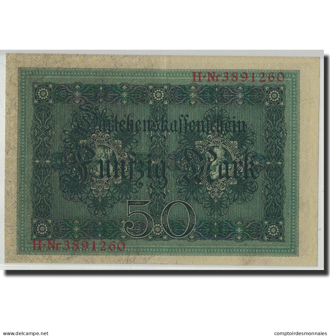 Billet, Allemagne, 50 Mark, 1914, 1914-08-05, KM:49b, TTB+ - Bestuur Voor Schulden