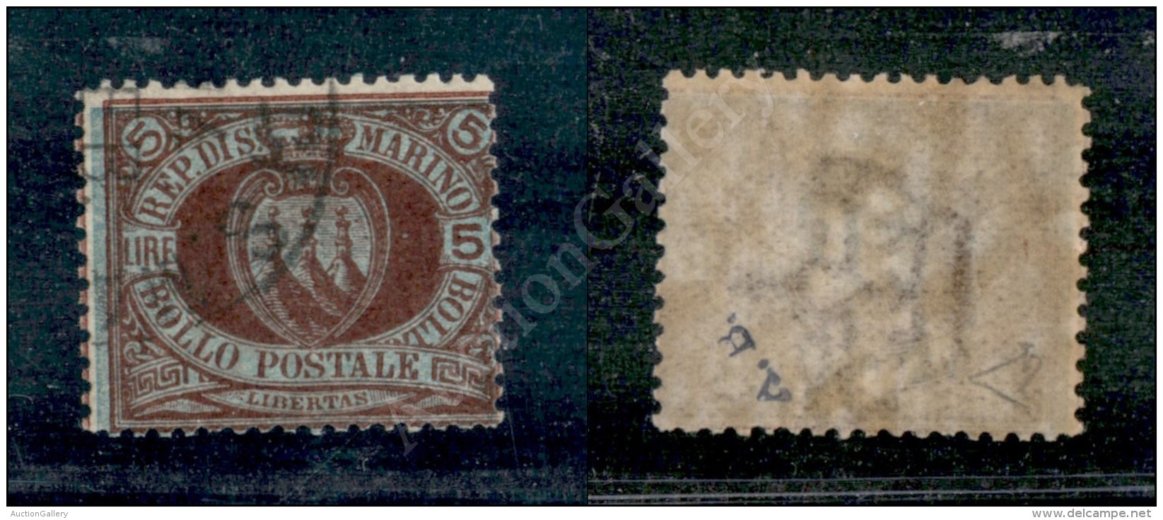 1894 - 5 Lire (22) - (600) - Sonstige & Ohne Zuordnung