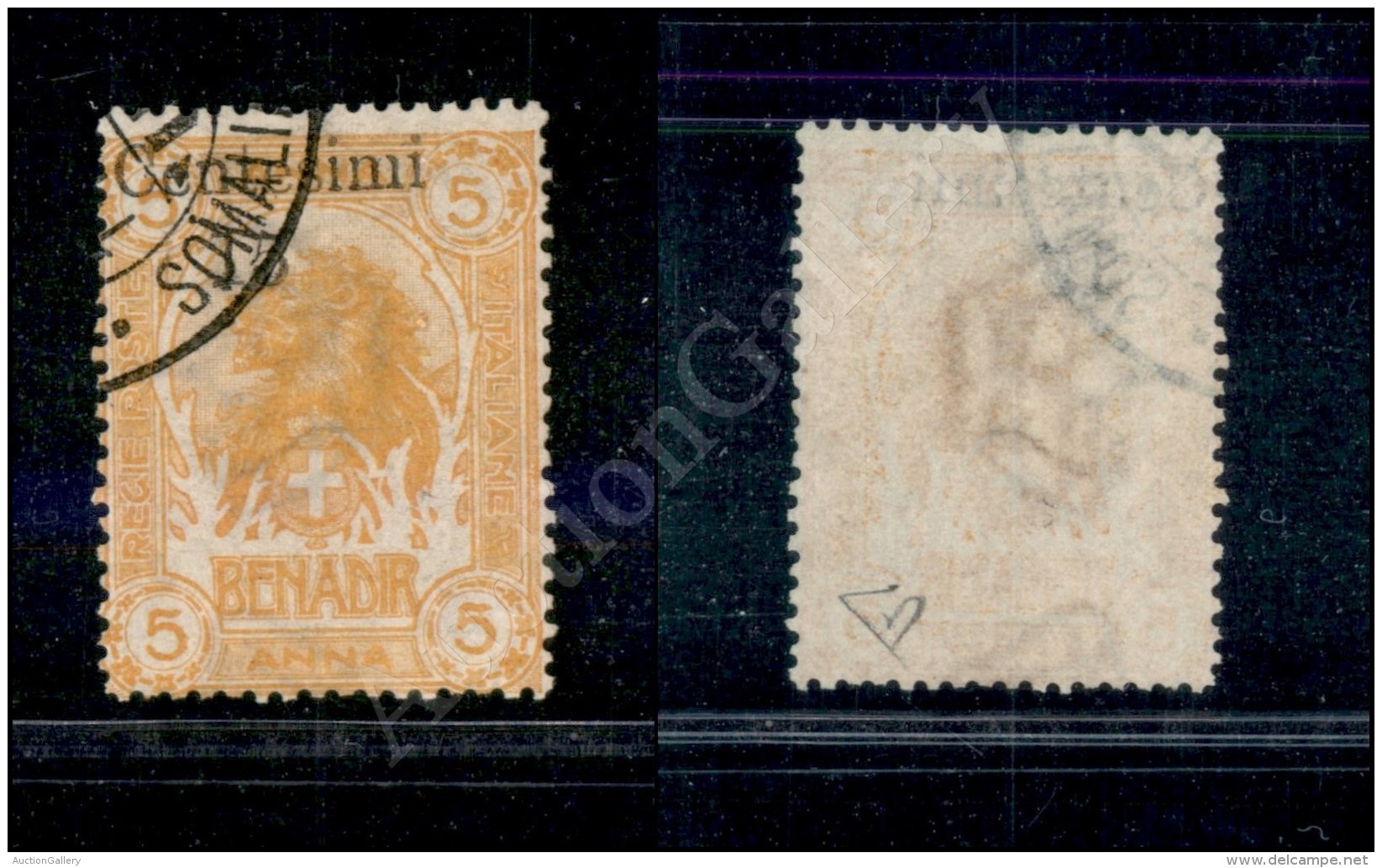 1905 - 15 Cent Su 5 Anna (8) - Annullo Originale - Diena (1.650) - Sonstige & Ohne Zuordnung