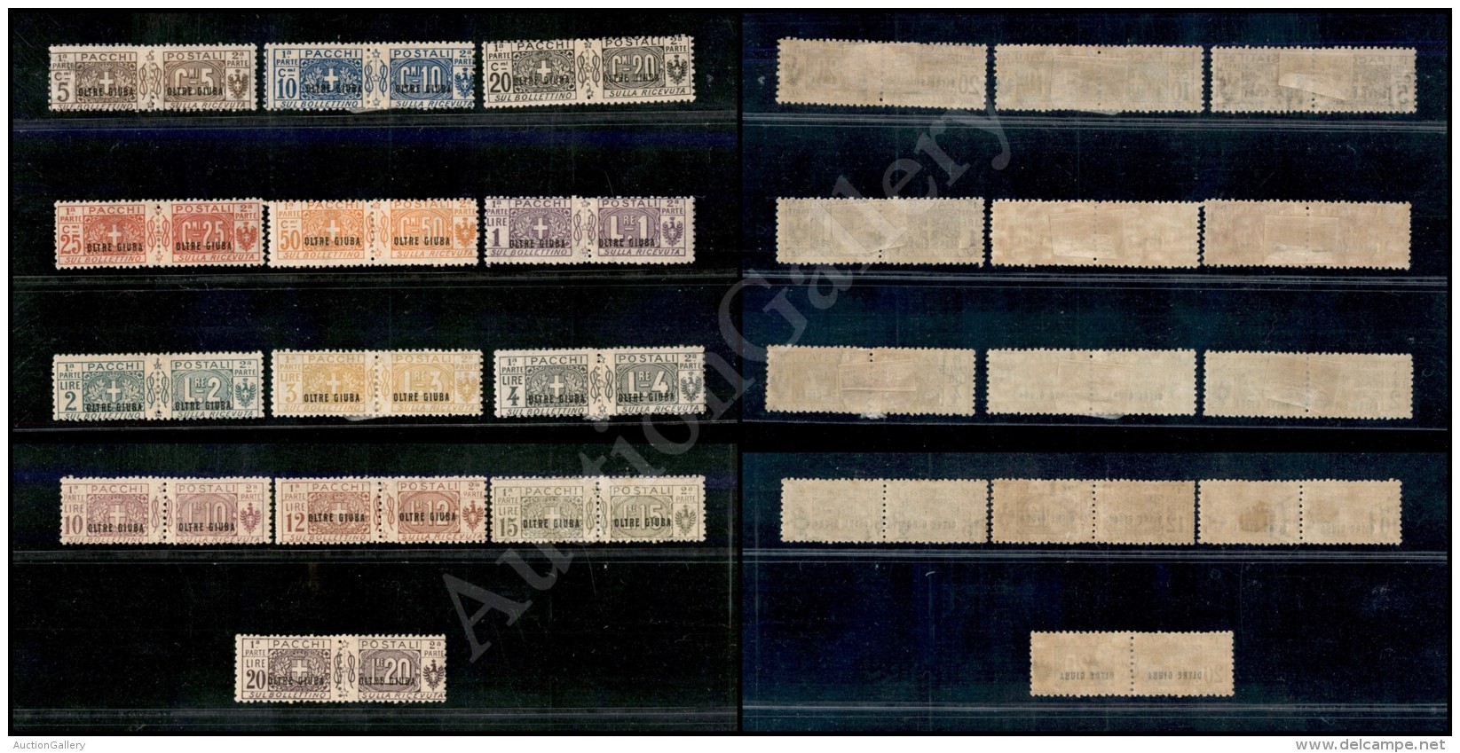 1925 - Pacchi Postali (1/13) La Serie Completa Dei 13 Valori (1.100) - Other & Unclassified