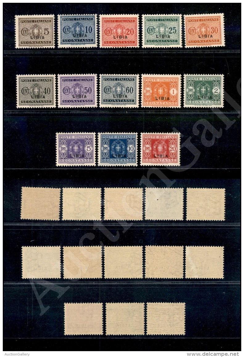 1934 - Segnatasse (12/24) - Serie Completa - Gomma Integra (700) - Other & Unclassified