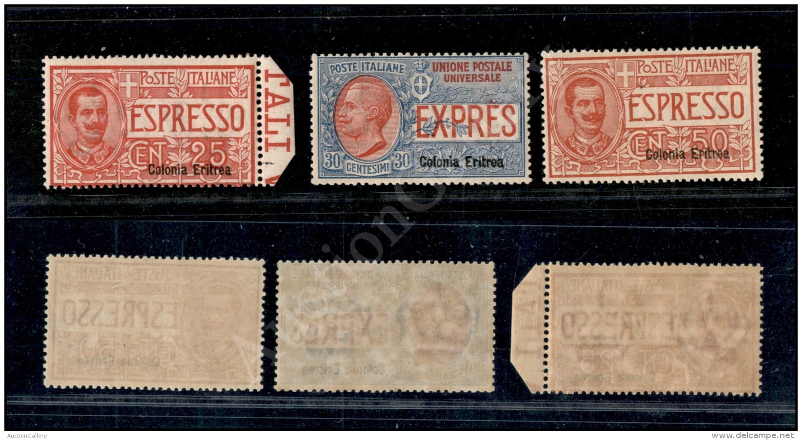 1907/21 - Espressi Soprastampati (1/3) - Serie Completa - Gomma Integra (550) - Otros & Sin Clasificación