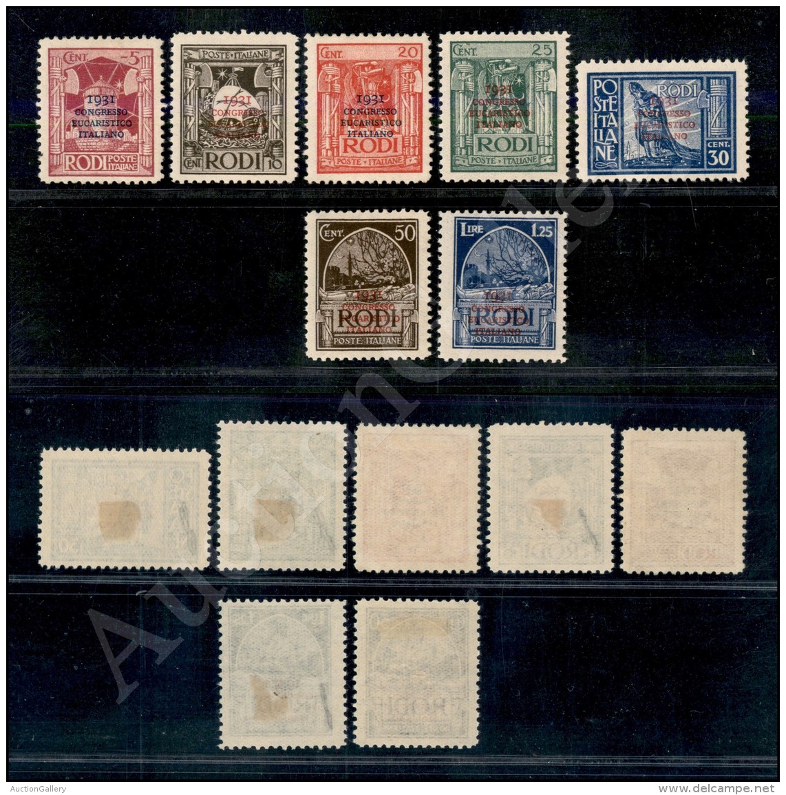 1931 - Congresso Eucaristico Italiano (30/36) - Serie Completa - Gomma Integra (600) - Otros & Sin Clasificación