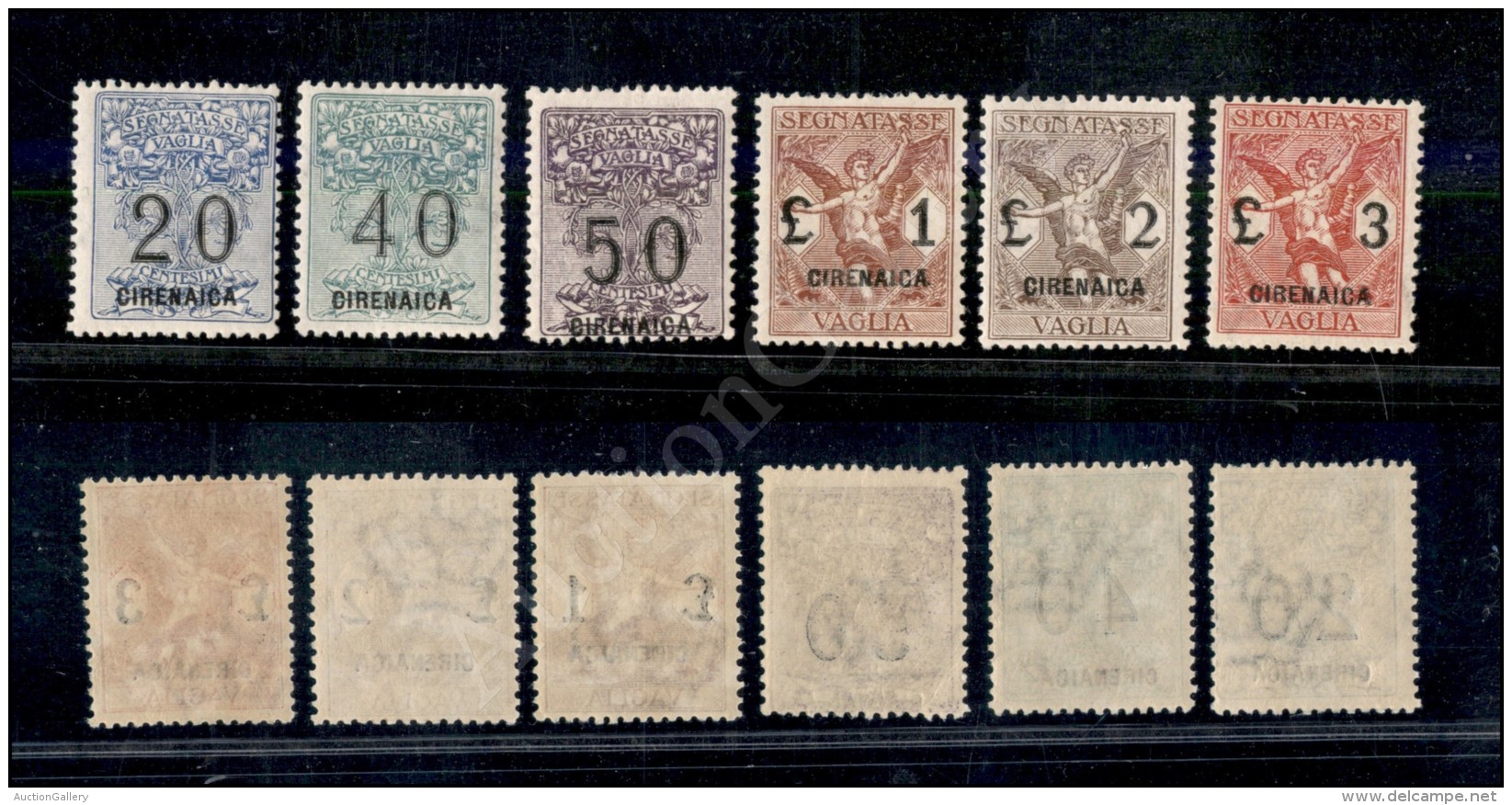 1924 - Segnatasse X Vaglia (1/16) - Serie Completa - Gomma Integra (550) - Other & Unclassified