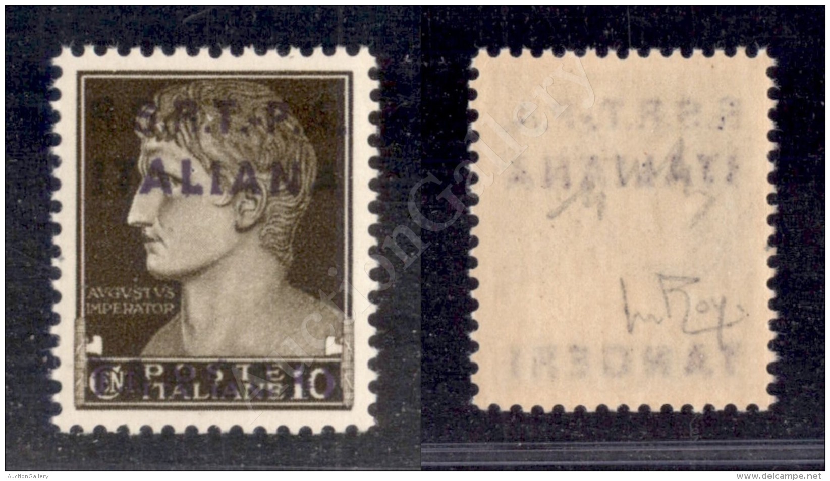 1939 - R.S.R.T. P.A Italiana Tangeri Su 10 Cent Imperiale Bordo Foglio - Gomma Integra - Cert. AG - Other & Unclassified