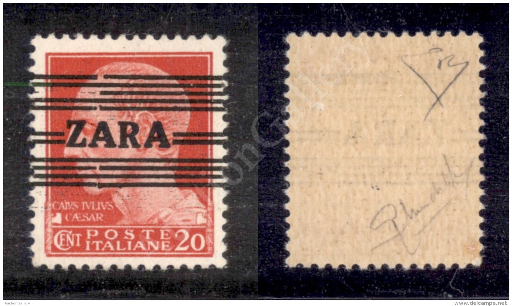 1943 - Non Emesso - 20 Cent (24A) Con A Diversa (quarto  Tipo) - Gomma Integra - Cert. Diena (27.000++) - Sonstige & Ohne Zuordnung