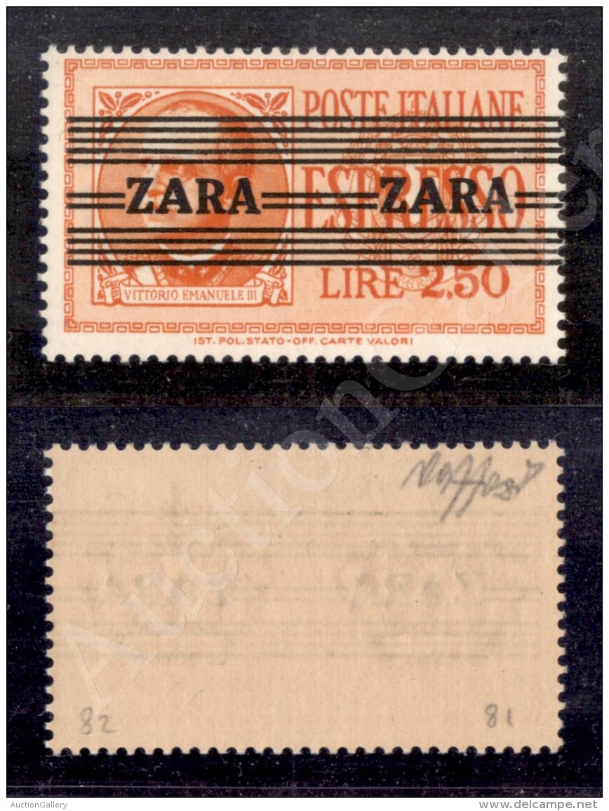 1943 - 2,50 Lire (4 - Espressi) Con A Alternate Larga + Stretta (terzo Tipo) - Gomma Integra - Caffaz + Cert. AG... - Otros & Sin Clasificación