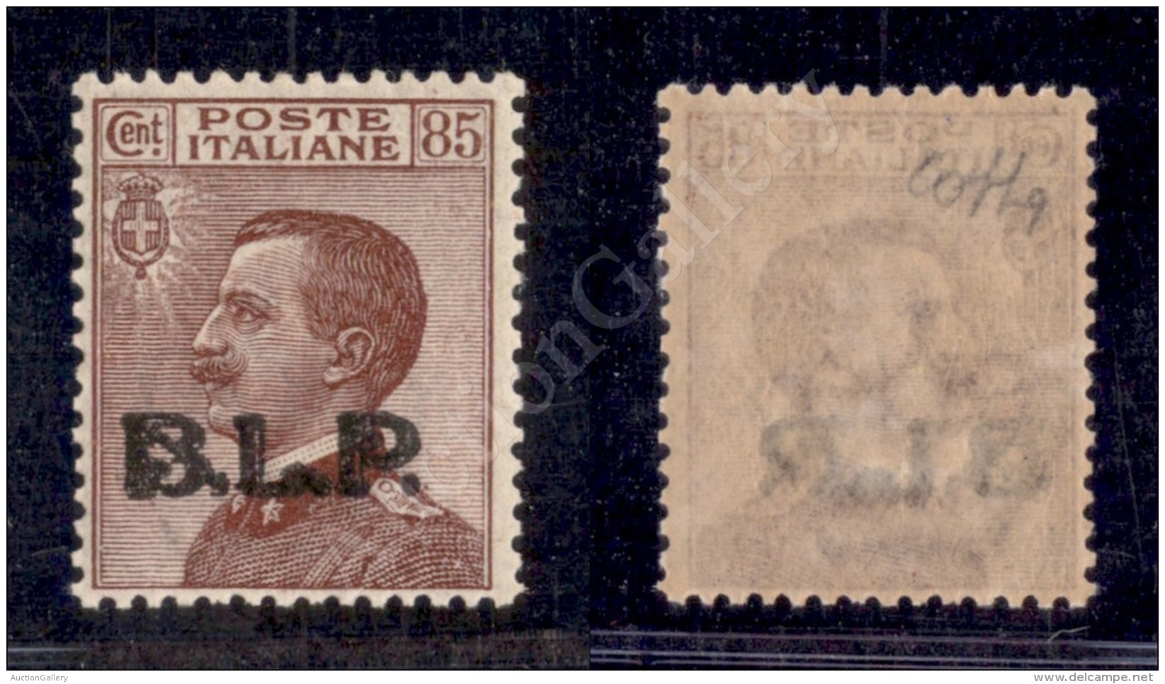 1923 - BLP - 85 Cent Bruno Rosso (18) Ottima Centratura - Gomma Integra - Molto Bello - Colla (2.000) - Sonstige & Ohne Zuordnung