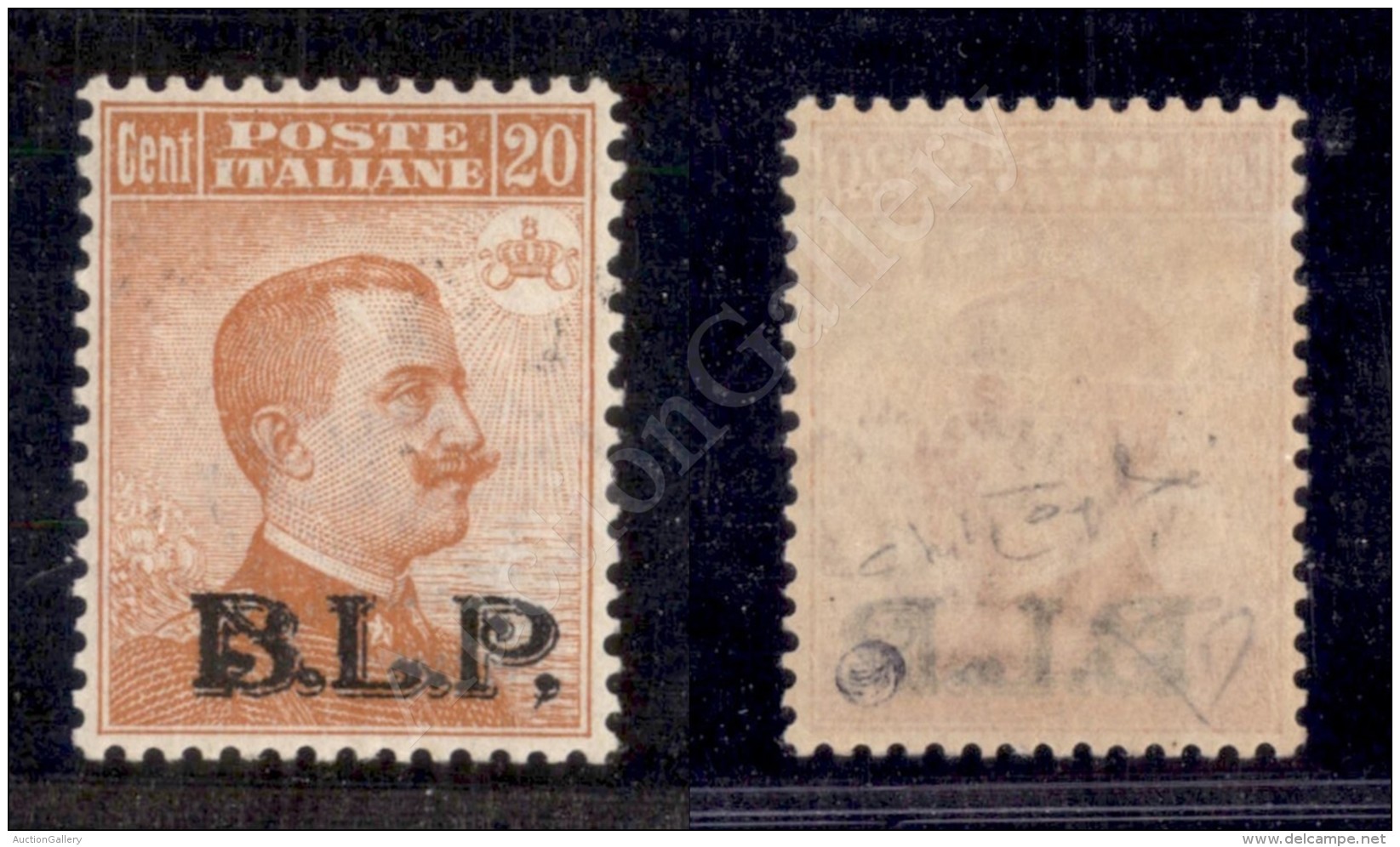 1922 - BLP - 20 Cent Arancio (7Aga) Con Virgola Dopo P - Nuovo Con Gomma - Perfettamente Centrato - Molto Bello -... - Other & Unclassified